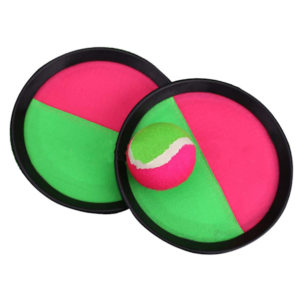 Barns kasta fångstboll Gummi Praktiskt Intressant förälder Barnleksak Kasta Catch Paddle Ball Game