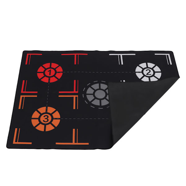 Basket Footstep treningsmatte Sklisikker Dribling Stille Sport Ekstra rekvisitter 76x106,7x0,2cm