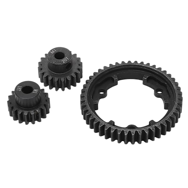 Herdet stål 46T Hoveddrev M1 18T 20T Pinjong for Traxxas XO 1 E REVO 2.0 Fjernkontrollbil