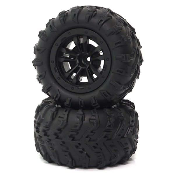 2 st 85mm RC-bildäck 47mm Bredd 12mm Hexadapter Gummibilbytesdäck för SCY 16101 16102 1/16 RC-bil