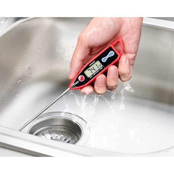 Direktavläsande Kötttermometer Kökstermometer Digital Mattermometer med Vattentät Design