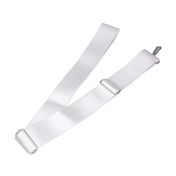 Tennis Net Center Strap Justerbar højde Tennis Net Straps Rustfrit stål Spænde Hvid