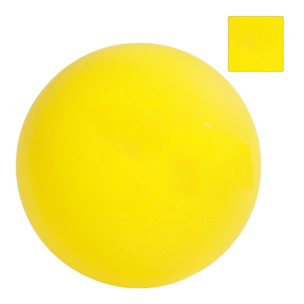 PU-boll Lättvikt Rolig Bouncy Mute Mjuk Boll Mjuk svamp Bouncy Baby Ball för Hemmaskolan Lekplats Gul