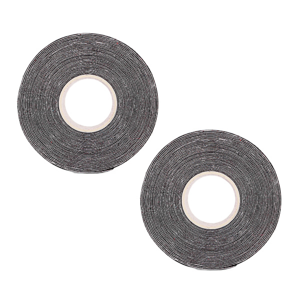 2 stk. Atletisk Kinesiologi Tape 5 cm Bredde 5 m Længde Muskel Sticker Beskytter til Fitness Badminton Sort