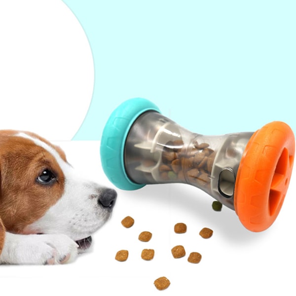 Husdjur långsam matare behandla boll interaktiv bitresistent avtagbar husdjur läckande leksak för husdjur hundar katter