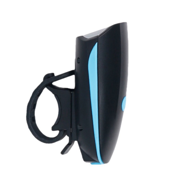 7588 USB oppladbar sykkellykt 2 i 1 sykkel frontlys med horn for sykling blå