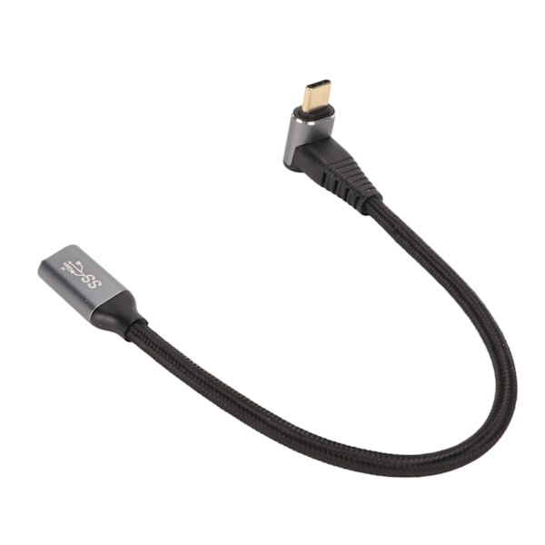 USB-C 3.1 -uros naar -naar-naarasovitin, PD100W pikalataus, 10 Gbps, 4K 60 Hz, USB-C latauskaapeli Steam Deck -pelikonsoleille, 25 cm / 9,8 tuumaa