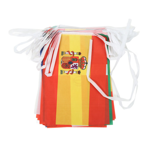 2022 String Flag International Bunting Banner 32 Lande Flag 20x28cm til dekoration