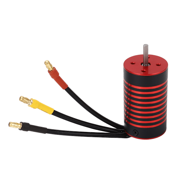2845 RC bil børsteløs motor Vanntett rustsikker aluminiumslegering 4-polet RC bilmotor for 1/12 1/14 RC bil 2800KV
