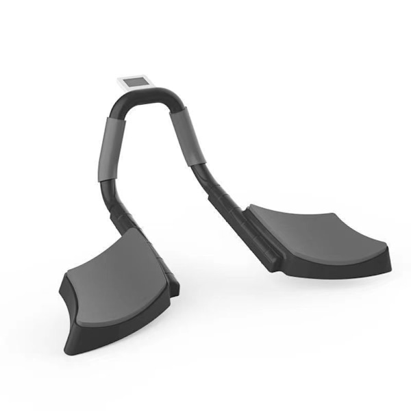 Bärbar multifunktion Timing Plank Trainer Push Up Board med Timer Fitness utrustning som hjälper till att bygga kärnstyrka Svart