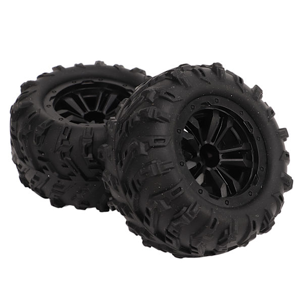 2 st 85mm RC-bildäck 47mm Bredd 12mm Hexadapter Gummibilbytesdäck för SCY 16101 16102 1/16 RC-bil