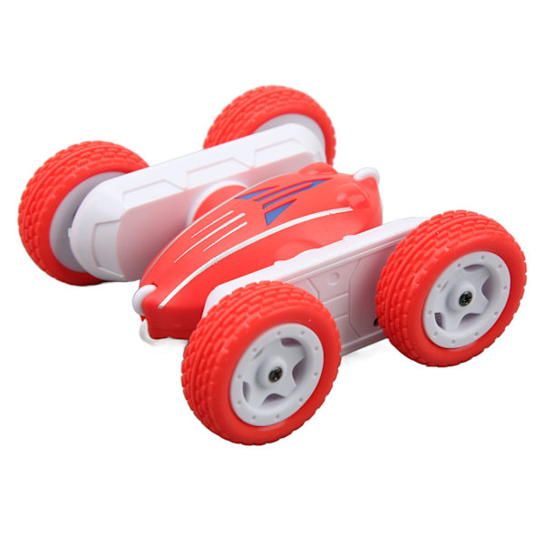 2,4 GHz Stunt RC Bil 360° Rotasjon Anti Kollisjon Fjernkontroll Elektrisk Mini Dobbeltsidig Stunt Bil Rød