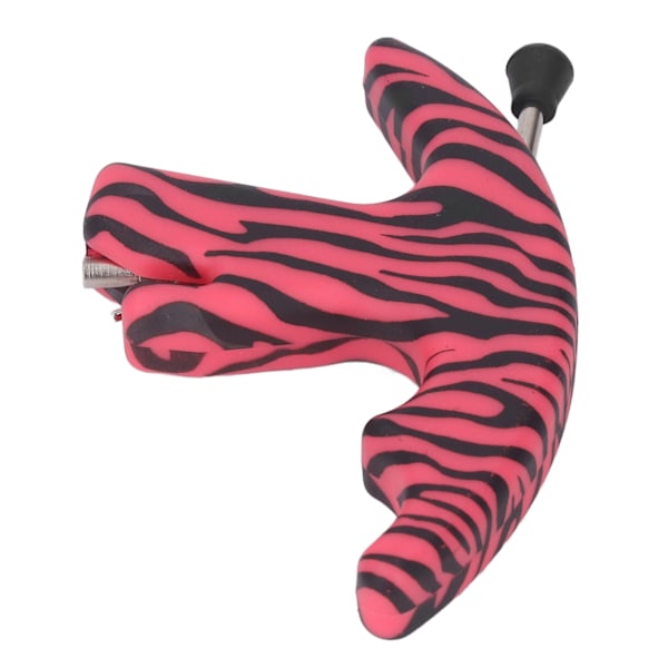 Tommel Bow Release 3 Finger Sensitivt Komfortabelt grep Tommel Bow Release for Utendørs Bueskyting Rosa