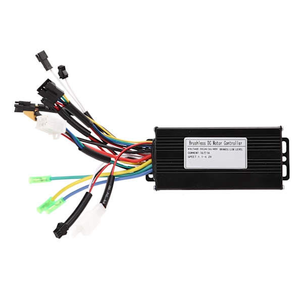 Elcykelstyrenhet Borstlös motor 24V 36V 48V 500W 750W 3 Mode Sine Wave 26A Modifierade tillbehör