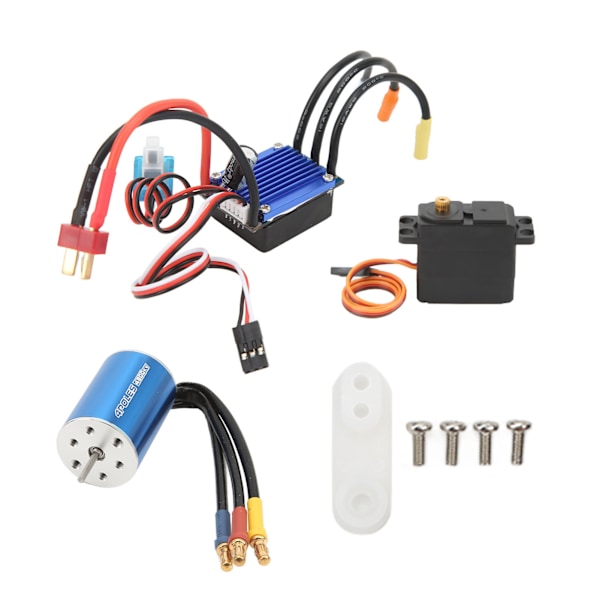 2435 4800KV harjaton moottori 25A ESC 2,2 kg servo RC harjaton moottori 1/16 1/18 RC autoon