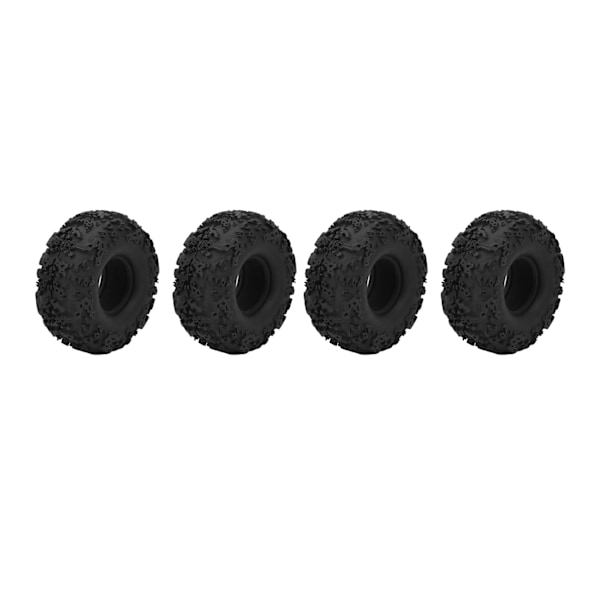 4 stk. RC Crawler Dæk Fleksibel universel udskiftning RC Gummi Dæk Skin til 2,2 tommer store hjul