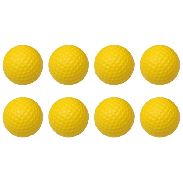 42,6 mm golfpallo PU pehmeä yksikerroksinen golfharjoituspallo sisäharjoitteluun Tarvikkeet Keltainen 20 kpl