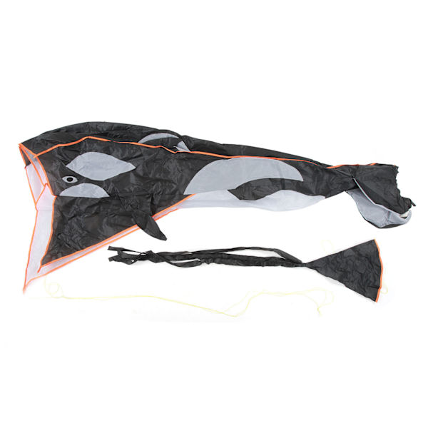 Unisex 3D Whale Kite Ramlös Mjuk Parafoil Tecknad Djur Vattentät 3D Ramlös Breeze Kite för stranden