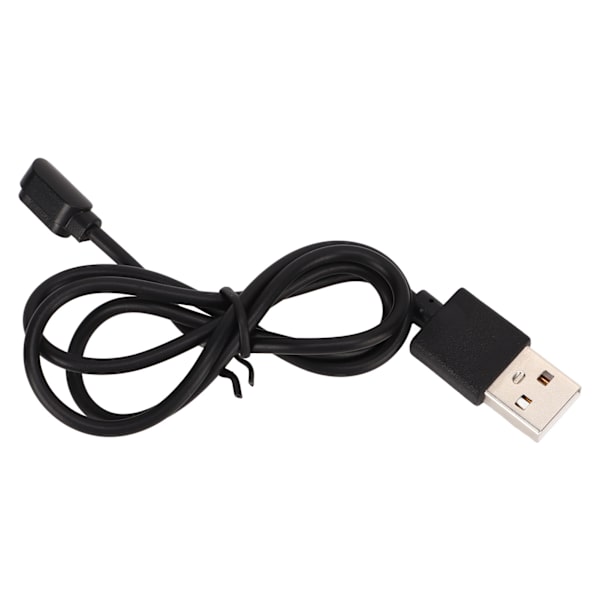 2 Pins Klockladdare Magnetisk Universal Bärbar Smartwatch USB-laddningskabel Svart 3,5-11 mm