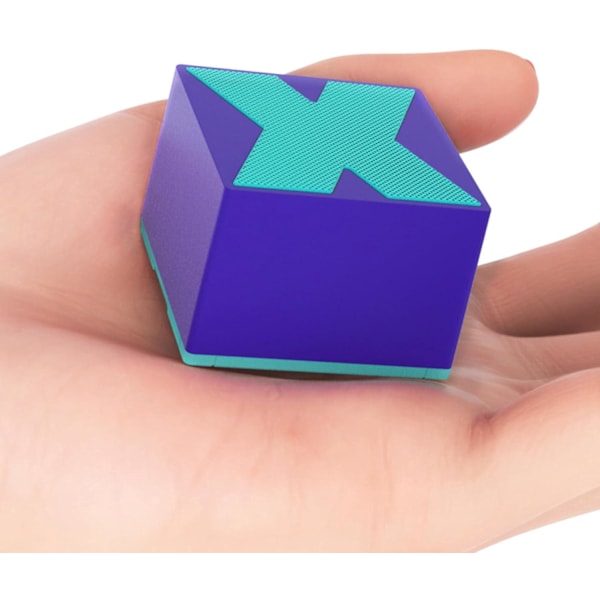 Bärbar bluetooth-högtalare, 360° surroundljud mini trådlös bluetooth-högtalare, senaste BT 5.4, handflatestorlek, lämplig för inomhus/utomhus blue