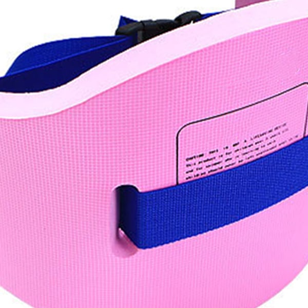 Simma Flytande Bälte Universal EVA Justerbart Vattenaerobics Träningsbälte Simträningsutrustning för vuxna Barn Rosa Medium Bälte (uppgraderat)