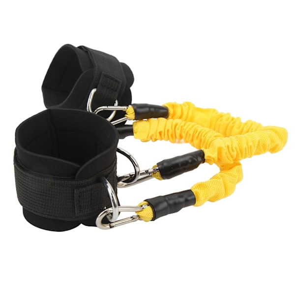 Ankel Resistance Band Gul Elastic Gym Ben Training Resistance Band med manschetter för Fitness
