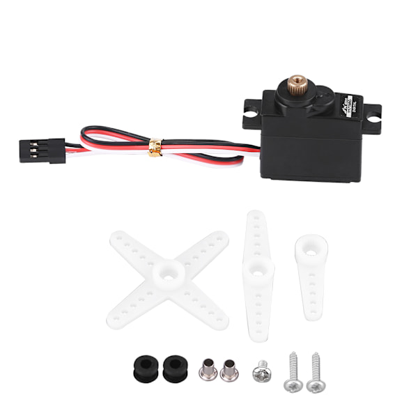 Mini Metal Gear Analog Servo RC-lentokoneille - 17g, 4,8-6V