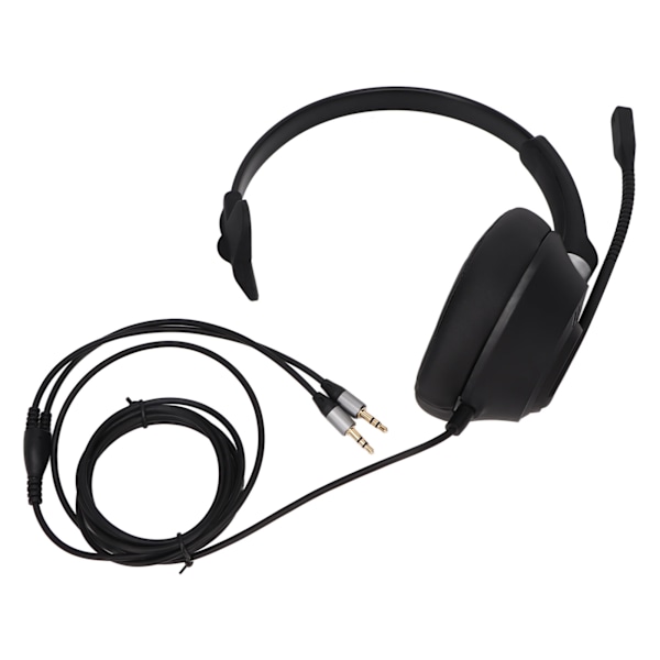 3,5 mm kommunikasjonshodetelefon ENC støyreduksjon kablet monohøyttaler med HD-mikrofon for PC-er