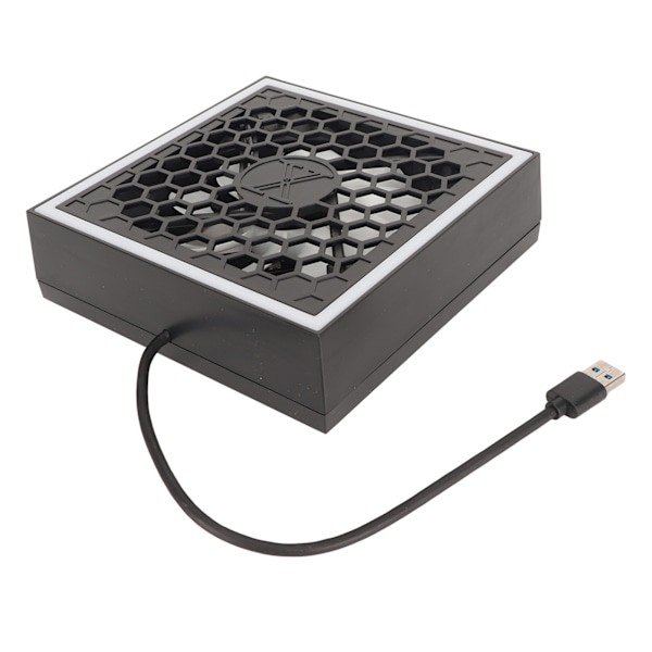 Konsol Toppfläkt 3 Hastigheter 7 Ljuslägen Toppkylfläkt med RGB LED USB 3.0 USB 2.0 Port för Xbox Series X