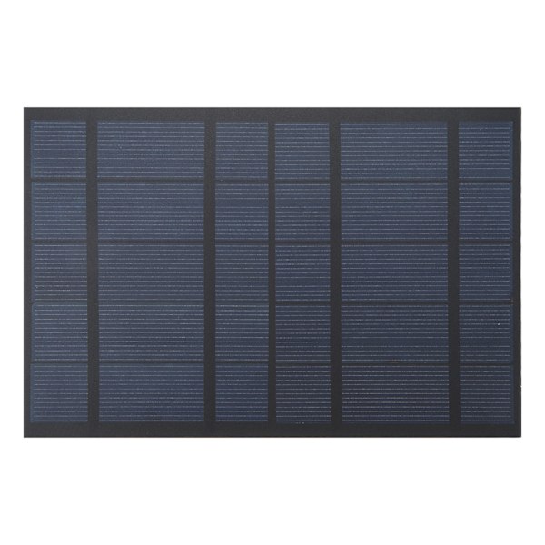 2,5W 5V Bærbar Solcelleladepanel Polysilisium Vanntett Lett Solcellepanel Lader for 3,7V Batteri Camping