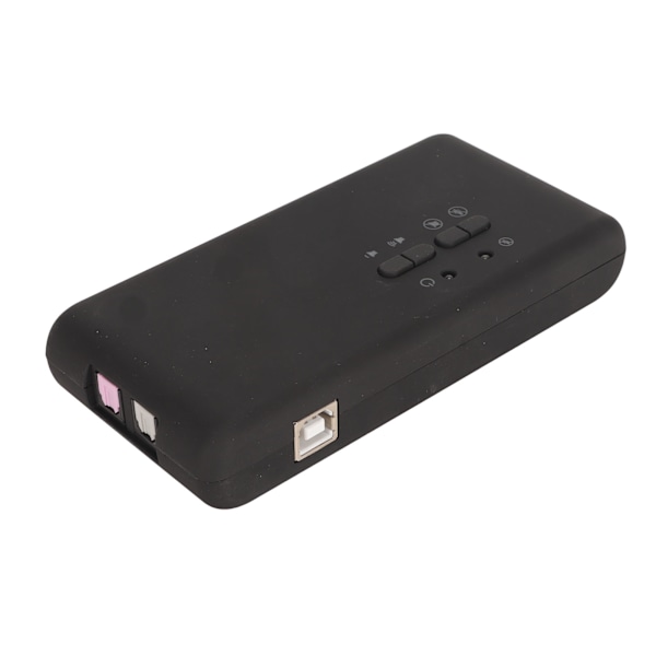 USB Ljudkort 12Mbps 7.1 Stereo Dubbel Mikrofoningång 48KHz Sampling Externt Ljudkort för PC Laptop Dator
