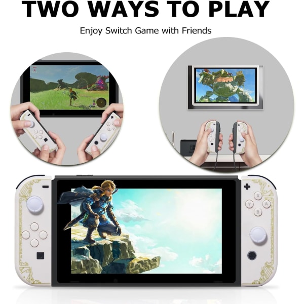 Joy Con (L/R) trådløs controller Nintendo Switch - tears of kingdom white