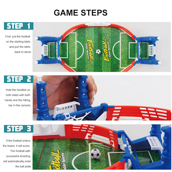 Bordfotballspill Fotball Brettspill Innendørs Bærbar Sportsbord for Barn og Familie