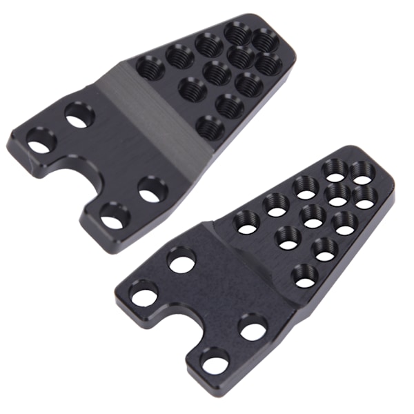 4 kpl Metallinen iskunvaimentimen säätökiinnike tarvikkeet Axial SCX10 1/10 mittakaava RC Crawler Auto Black CA6243
