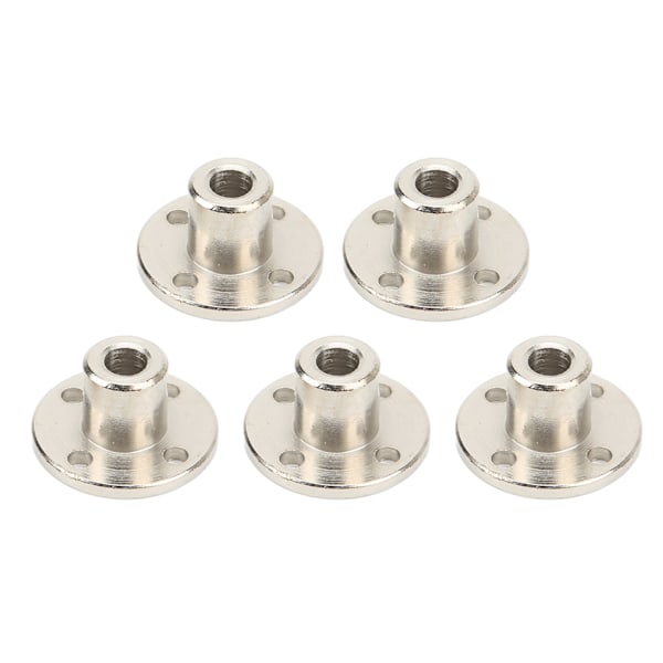 5 ST RC styraxelkoppling 5 mm innerdiameter stål RC flänskopplingskontakt för motor