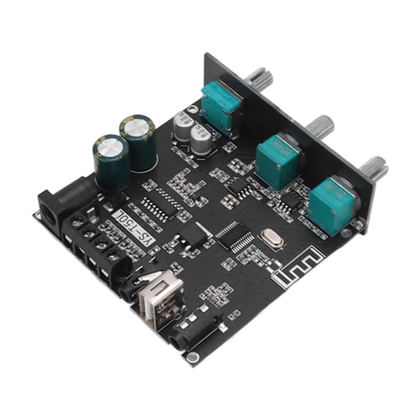 5.1 Bluetooth digital effektforstærkermodul Høj Lav Tonehøjde Justerbar stereo digital forstærkerkortmodul DC12‑24V 5A
