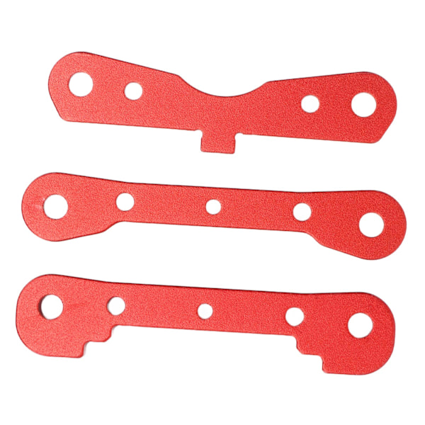RC Car Swing Arm Mount Set Aluminiumlegering Förstärkt Svängarm Fast Mount Set för ARRMA 1/8 1/7 RC Car Upgrade Tillbehör Röd