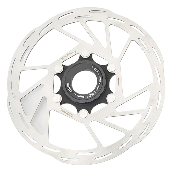 Cykelskivbromsrotor 160 mm centrallås ihålig design skivbromsrotor för mountainbiketillbehör