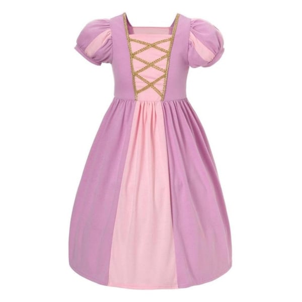 Europæisk og amerikansk prinsessestil kjole prinsessekjole Belle Prinsesse Askepot Snehvide kjole Halloween fest julegave Long hair 130cm