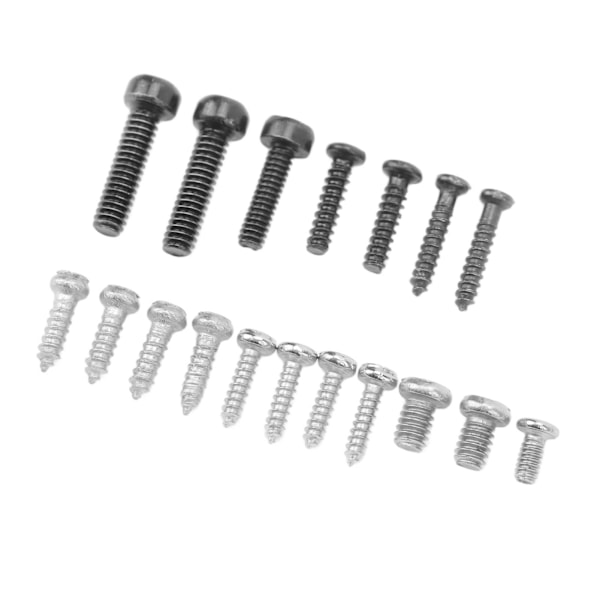 Rostfritt stål RC flygplansskruv 18st skruvar Sortiment Set Bärbara RC reparationsskruvar för WLtoy K200