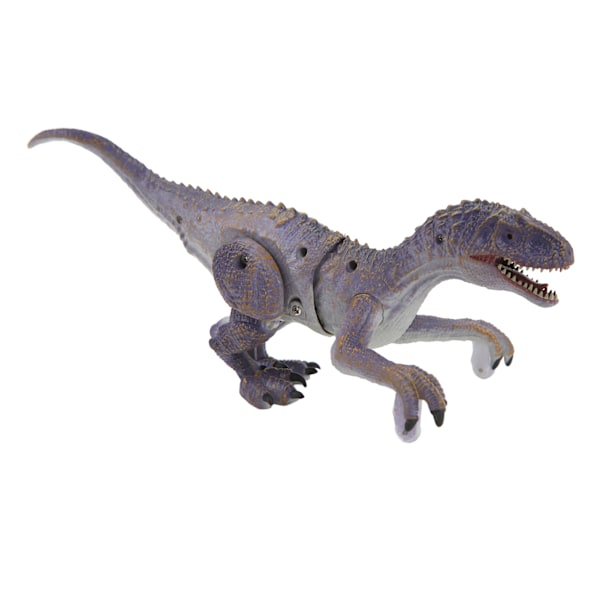 Fjärrkontroll Dinosaur Model 2.4G Realistisk Promenad Roaring Pedagogisk RC Dinosaur Leksak för barn Velociraptor