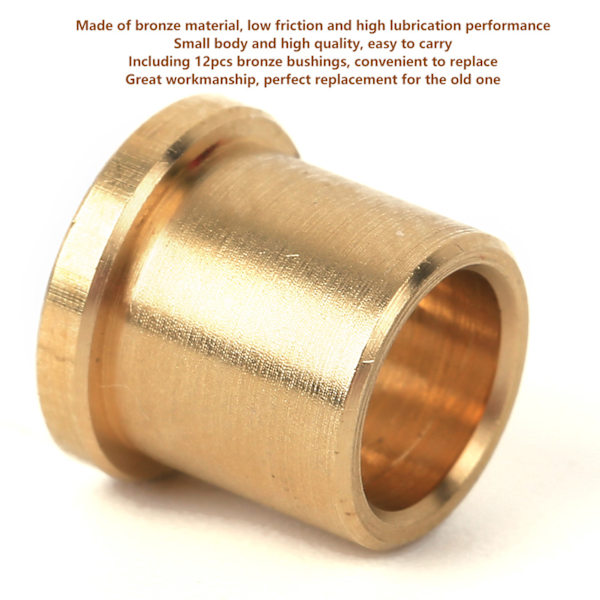 Højtydende bronzebusningssæt til FRC industrirobotter - 12 stk, amerikansk standard 8/6