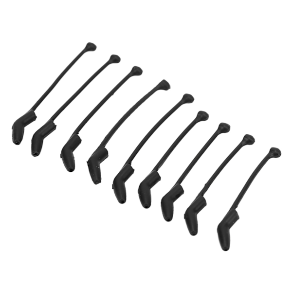 40 stk Karpfiskekroker Ermer Gummi Anti Rigs Fiskekrok Sleeve Non Slip D Rig Kroker Ermer for Utendørsfiske