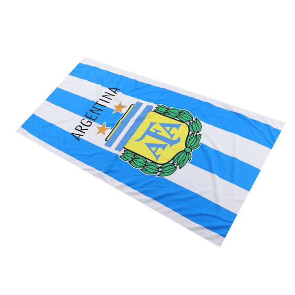 2022 Badehåndklæde National Team Sign Land Flag Strandhåndklæde 140x72 cm til gavefans