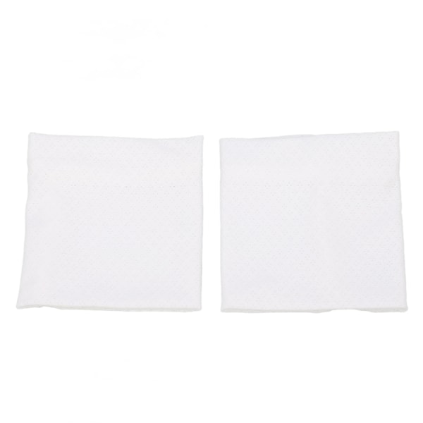 2 STK Kylarmband Is Silke Hudvänlig Elastisk Unisex Andas Svettabsorberande Armband för Atletisk Träning Vit