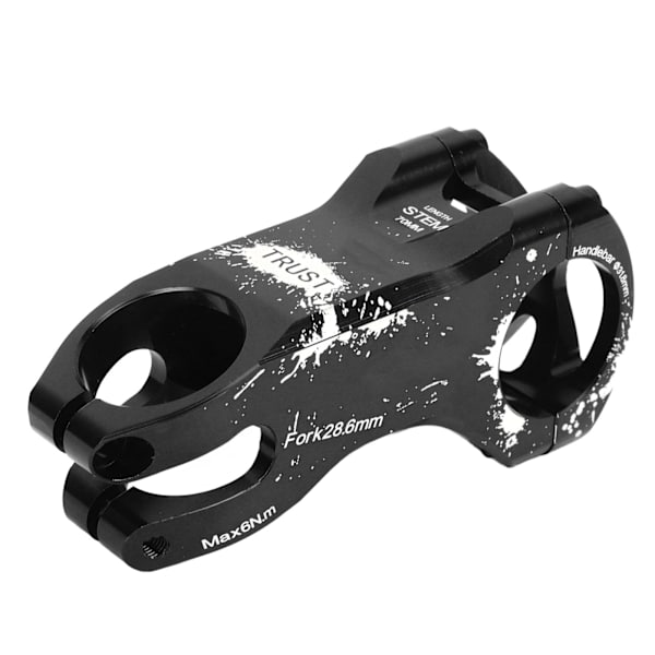 Cykelstam Långt justerbart CNC-styre Lättvikts ihåligt 31,8 mm Cykelstyrestam för mountainbike landsvägscykel Svart