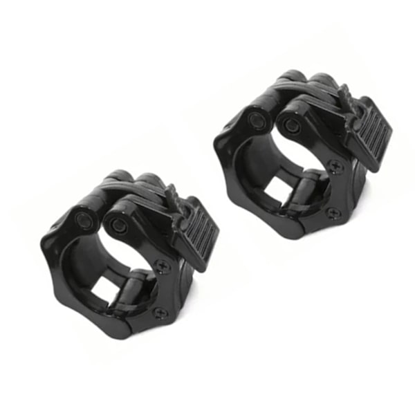 Skivstångskragar Quick Release Skivstångsklämmor Clips Skivstång Hantel Träningsmaterial Svart