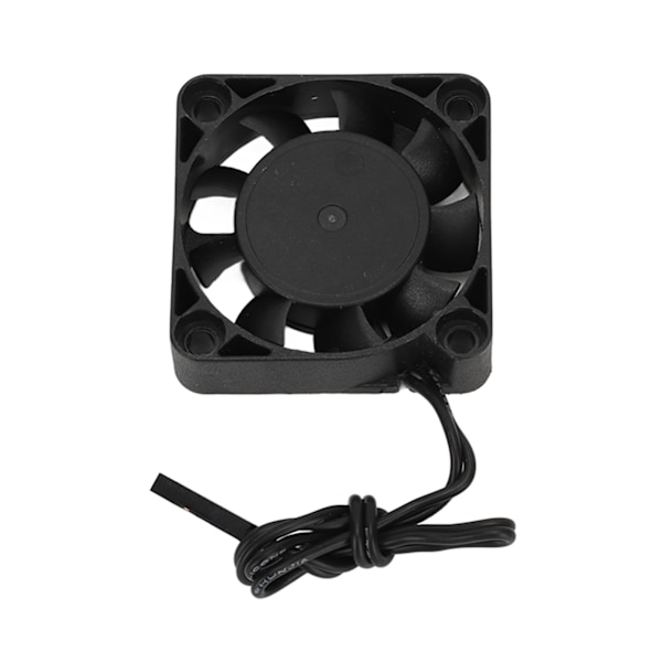 RC Jäähdytystuuletin Rauta Muovi Kevyt Nopea RC Moottorin Jäähdytin 1/10 Traxxas 7.4V Musta 40 X 40 mm