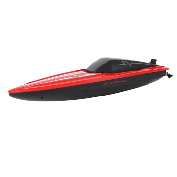 RC-båd Vandtæt Afvanding Induktion Dobbeltmotor Fjernbetjening Elektrisk Racing Speed ​​Boat 2,4G 2 Skrogbatteri