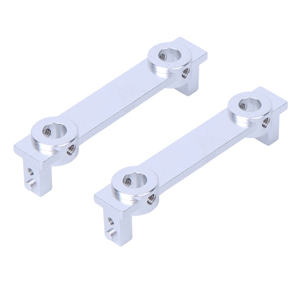 RC-bil Aluminiumlegering Anti-kollisionsplatta Fäststol Uppgradering Tillbehör för RGT 136100 1/10 (silver 680026S)